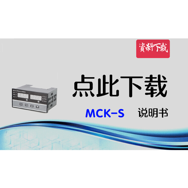 MCK-S 双显表说明书